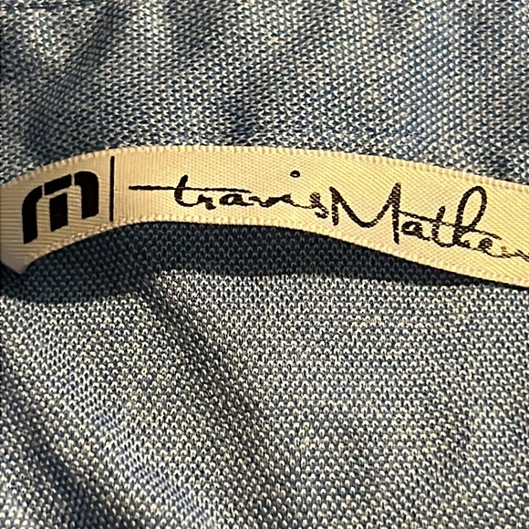 Travis Mathew Men’s Blue Short Sleeve Gold Polo Shirt‎ Size XXL - Picture 4 of 9